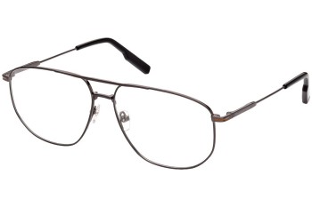 Okulary korekcyjne Zegna EZ5242 009 Pilotki (Aviator) Szare