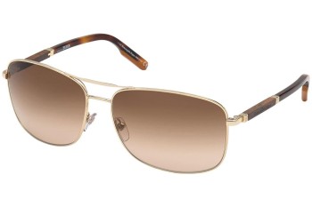 Ochelari de soare Zegna EZ0176 32F Dreptunghiulari Aurii