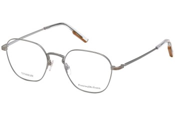 Brillen Zegna EZ5207 016 Vierkant Zilver