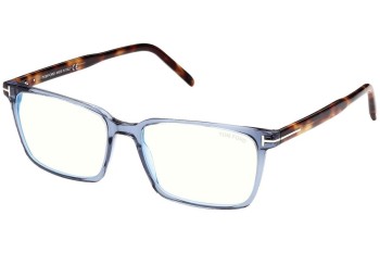 Ochelari Tom Ford FT5802-B 090 Dreptunghiulari Albaștri