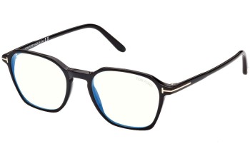 Briller Tom Ford FT5804-B 001 Firkantet Sort