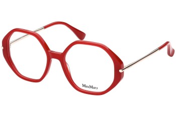 Okulary korekcyjne Max Mara MM5005 066 Okrągłe Czerwone