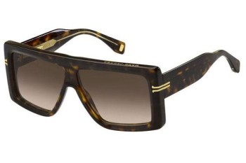 Okulary przeciwsłoneczne Marc Jacobs MJ1061/S KRZ/HA Flat Top Havana