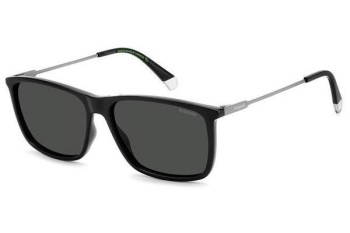 Okulary przeciwsłoneczne Polaroid PLD4130/S/X 807/M9 Polarized Prostokątne Czarne