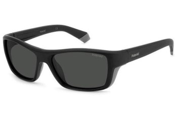 Слънчеви очила Polaroid PLD7046/S 08A/M9 Polarized Правоъгълни Черна