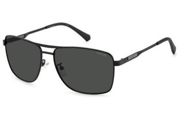 Слънчеви очила Polaroid PLD2136/G/S/X 003/M9 Polarized Правоъгълни Черна