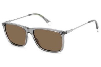 Слънчеви очила Polaroid PLD4130/S/X KB7/SP Polarized Правоъгълни Сива