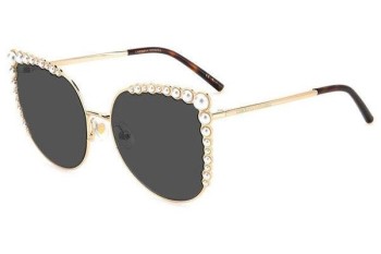 Solbriller Carolina Herrera HER0076/S 000/IR Rund Guld