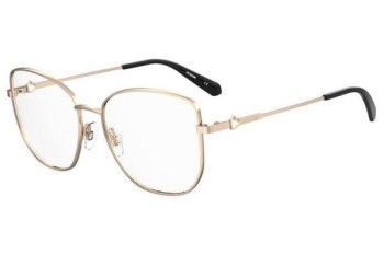 Okulary korekcyjne Love Moschino MOL601 000 Kwadratowe Złote