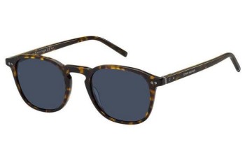 Ochelari de soare Tommy Hilfiger TH1939/S 086/KU Pătrați Havana