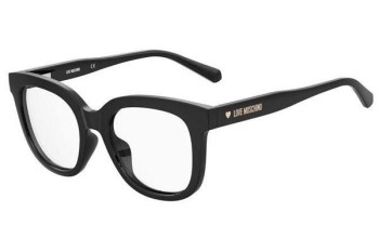 Okulary korekcyjne Love Moschino MOL605/TN 807 Kwadratowe Czarne