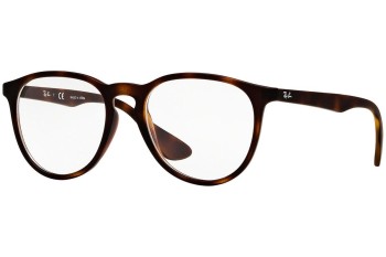 Okulary korekcyjne Ray-Ban Erika Optics RX7046 5365 Kwadratowe Havana