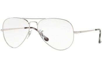 szemüvegeinket Ray-Ban Aviator Optics RX6489 2501 Pilota Ezüst