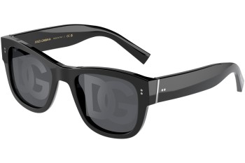 Solbriller Dolce & Gabbana DG4338 501/M Firkantet Sort