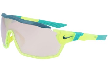 Okulary przeciwsłoneczne Nike Show X Rush E DZ7369 702 Pojedyncze | Shield Zielone