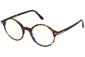 Okulary korekcyjne Tom Ford FT5834-B 052 Okrągłe Havana