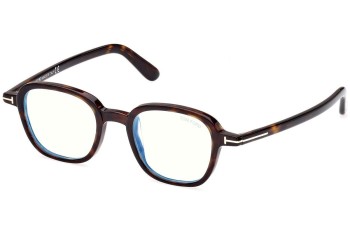 Okulary korekcyjne Tom Ford FT5837-B 052 Okrągłe Havana