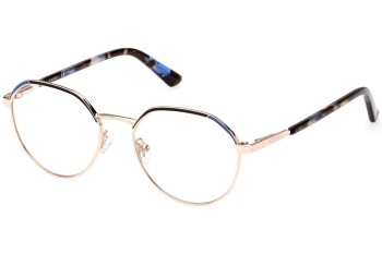 Okulary korekcyjne Guess GU8272 032 Okrągłe Złote