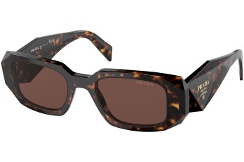 Zonnebril Prada PR17WS 2AU03U Rechthoekige Havana