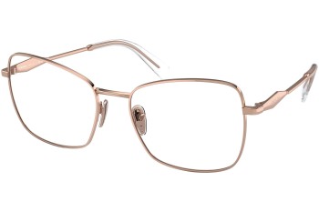 Okulary korekcyjne Prada PR53ZV SVF1O1 Kwadratowe Złote