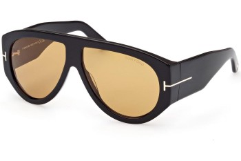 Ochelari de soare Tom Ford Bronson FT1044 01E Pilot Negri