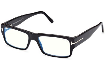 Okulary korekcyjne Tom Ford FT5835-B 001 Prostokątne Czarne