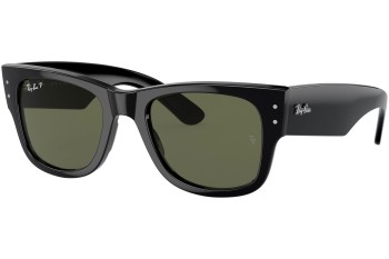 Ochelari de soare Ray-Ban Mega Wayfarer RB0840S 901/58 Polarized Pătrați Negri