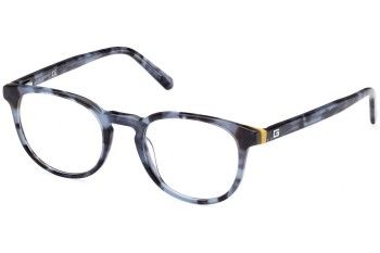 Okulary korekcyjne Guess GU50069 092 Okrągłe Niebieskie