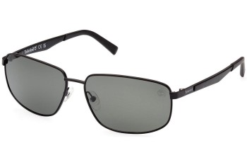 Zonnebril Timberland TB9300 02R Polarized Rechthoekige Zwart