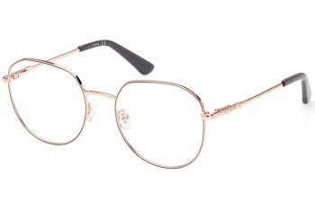 Okulary korekcyjne Guess GU2933 028 Okrągłe Złote