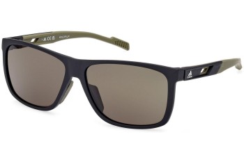 Ochelari de soare Adidas Sport SP0067 02N Dreptunghiulari Negri