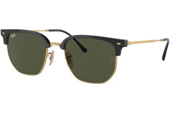 Okulary przeciwsłoneczne Ray-Ban New Clubmaster RB4416 601/31 Browline Złote