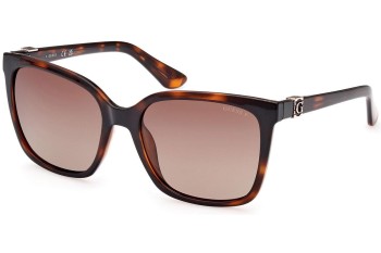 Okulary przeciwsłoneczne Guess GU7865 52H Polarized Kwadratowe Havana