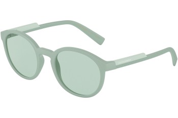 Okulary przeciwsłoneczne Dolce & Gabbana DG6180 3395M1 Okrągłe Zielone