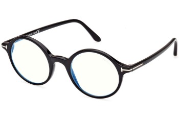 Brillen Tom Ford FT5834-B 001 Ronde Zwart