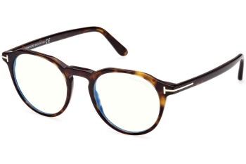 Okulary korekcyjne Tom Ford FT5833-B 052 Okrągłe Havana