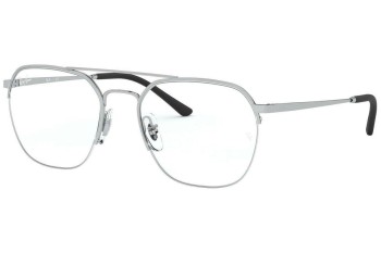 Ochelari Ray-Ban RX6444 2501 Pătrați Argintii