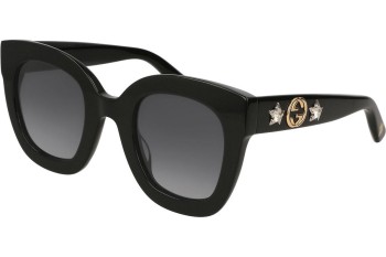 Слънчеви очила Gucci GG0208S 001 С голям размер Черна