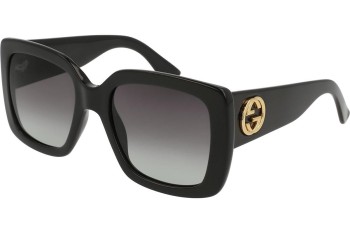 Zonnebril Gucci GG0141SN 001 Vierkant Zwart