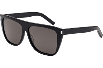 Okulary przeciwsłoneczne Saint Laurent SL1 002 Flat Top Czarne