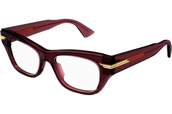 Ochelari Bottega Veneta BV1152O 003 Cat Eye Roșii