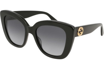 Okulary przeciwsłoneczne Gucci GG0327S 001 Kocie oczy Czarne