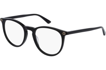 Brillen Gucci GG0027O 001 Ronde Zwart