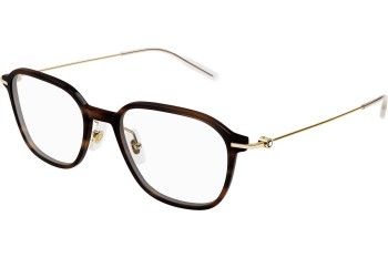 Okulary korekcyjne Mont Blanc MB0207O 002 Kwadratowe Havana