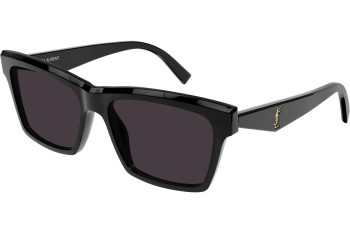 Ochelari de soare Saint Laurent SLM104 004 Polarized Pătrați Negri