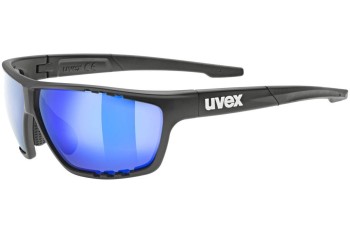 Okulary przeciwsłoneczne uvex sportstyle 706 2016 Prostokątne Czarne