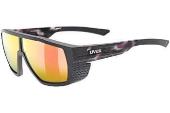 Okulary przeciwsłoneczne uvex mtn style P 2330 Polarized Kwadratowe Czarne