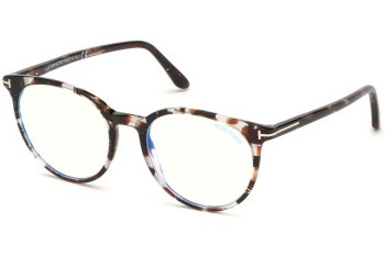 Briller Tom Ford FT5575-B 055 Rund Havana