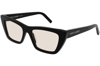 Okulary przeciwsłoneczne Saint Laurent SL276MICA 038 Kocie oczy Czarne