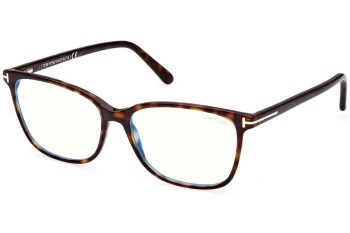 Brillen Tom Ford FT5842-B 052 Vierkant Havana